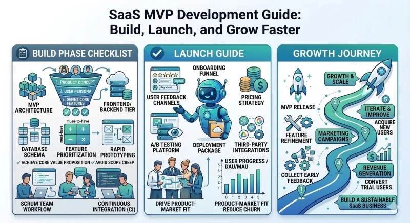 SaaS MVP Development Guide: Build, Launch, and Grow Faster