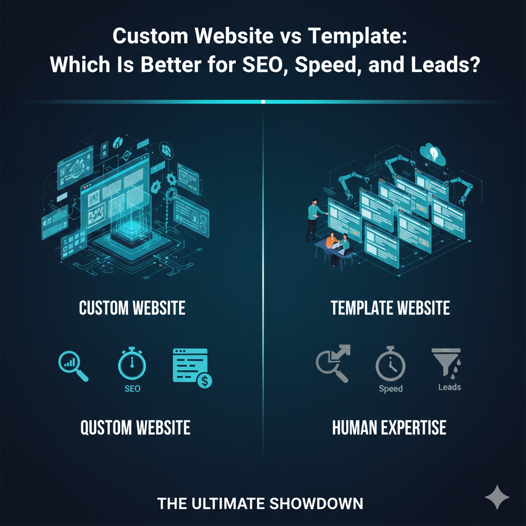 Custom Website vs Template: Which Is Better for SEO, Speed, and Leads?